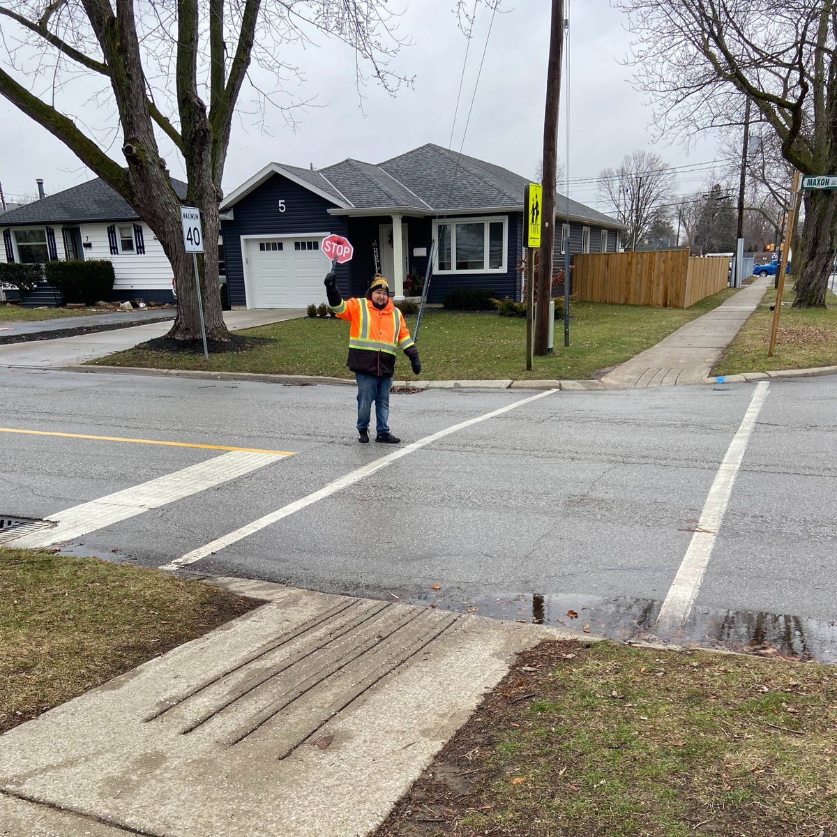 Ryan has been a crossing guard for 10 years! Rain, sun or snow, you can find Ryan at his post to help children safely cross the street. Ryan has seen many children come and go over the years, and some even stop by after high school classes to talk and catch up with him.