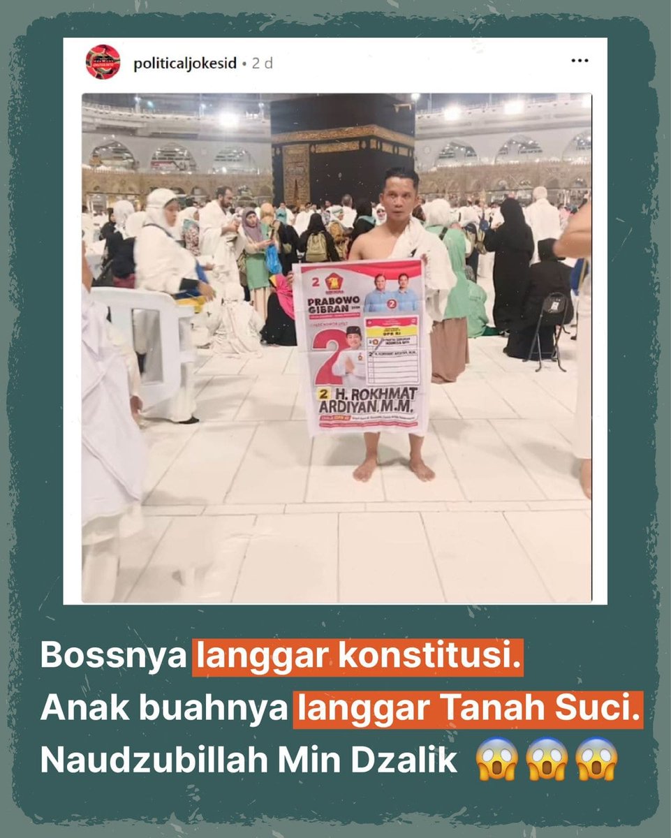 GFavela86264's tweet photo. @Fahrihamzah Nggak mau deh pilih Prabowo, kayaknya nggak sesuai buat mimpin negara ini, pilih Ganjar kalo Anies ga bisa menang https://t.co/FrGvi1A2qd