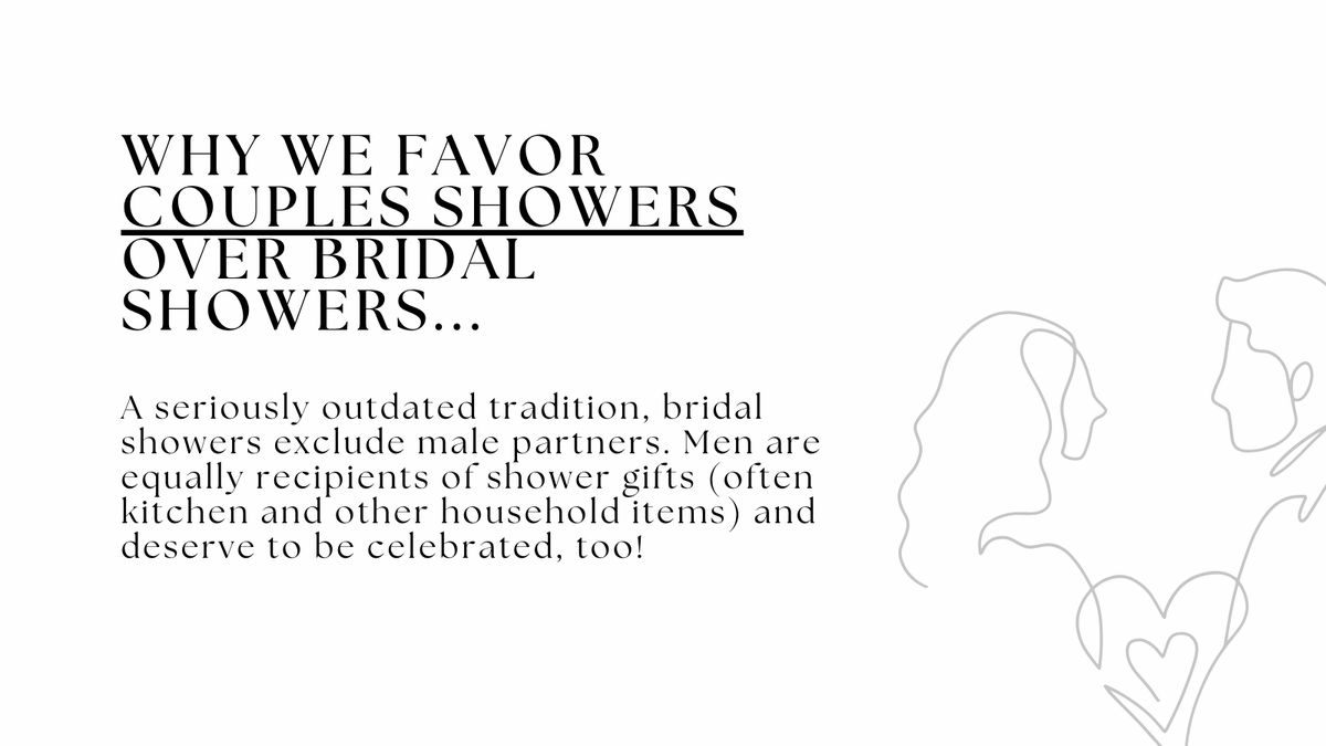 WCWeddingVenues's tweet photo. Bridal showers are sooo 2023! ‍🙃 Couples showers are the new way to celebrate your engagement. Join the trend &amp; invite everyone for a fun, inclusive pre-wedding party! #coupleshower #weddingplanning #weddingtips ➡️ https://t.co/o7BfmNz64M https://t.co/18mt8FT9aJ