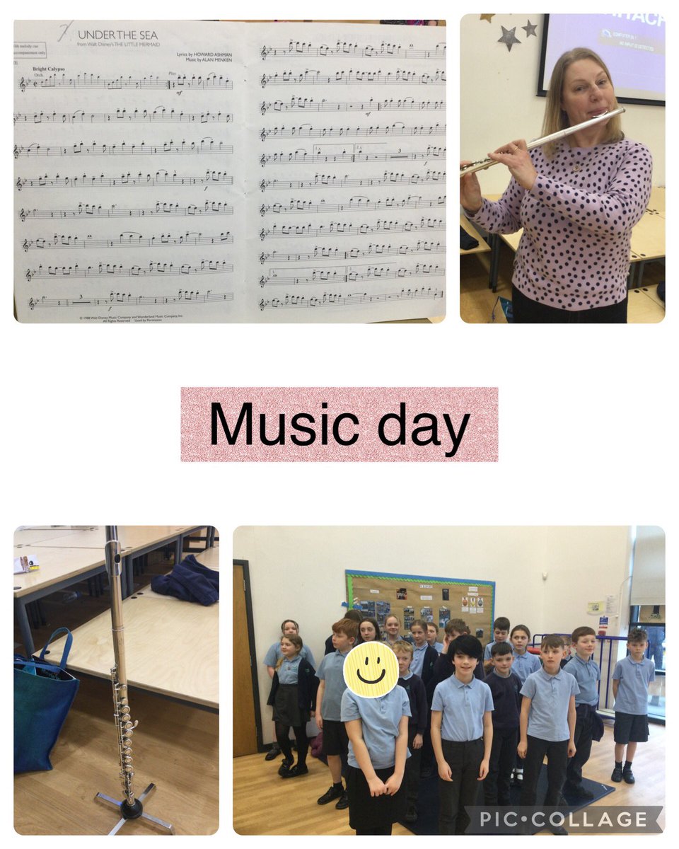 Today we had a very special performance from Mrs Leigh who played under the sea on the flute. We really enjoyed our singing and listening to others sing too. #musicday #inspiring #discovering