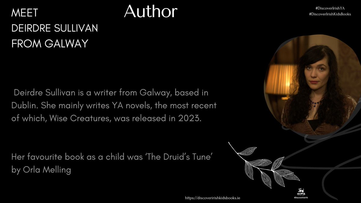 Paper__Lanterns's tweet photo. Spotlight on the amazing #IrishYA writer #DeirdreSullivan from #Galway. Author of #WiseCreatures published by #HotKeyBooks

To learn more about Deirdre, why not follow her on @propermiss on all platforms.

#DiscoverIrishKidsBooks https://t.co/V4pGWSs620