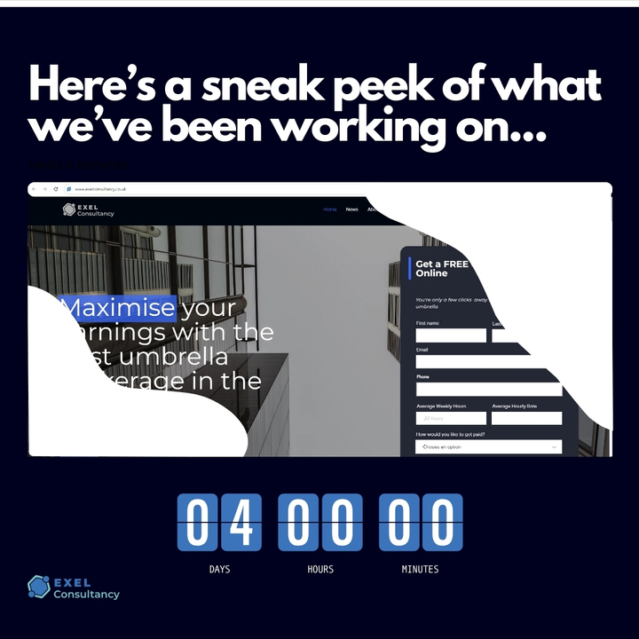 Ready for a sneak peek? Our upcoming website launch will revolutionize how you find the perfect umbrella. From intuitive navigation to powerful search tools, get ready to experience simplicity and efficiency like never before. #ExelBrokerLaunch #SneakPeek