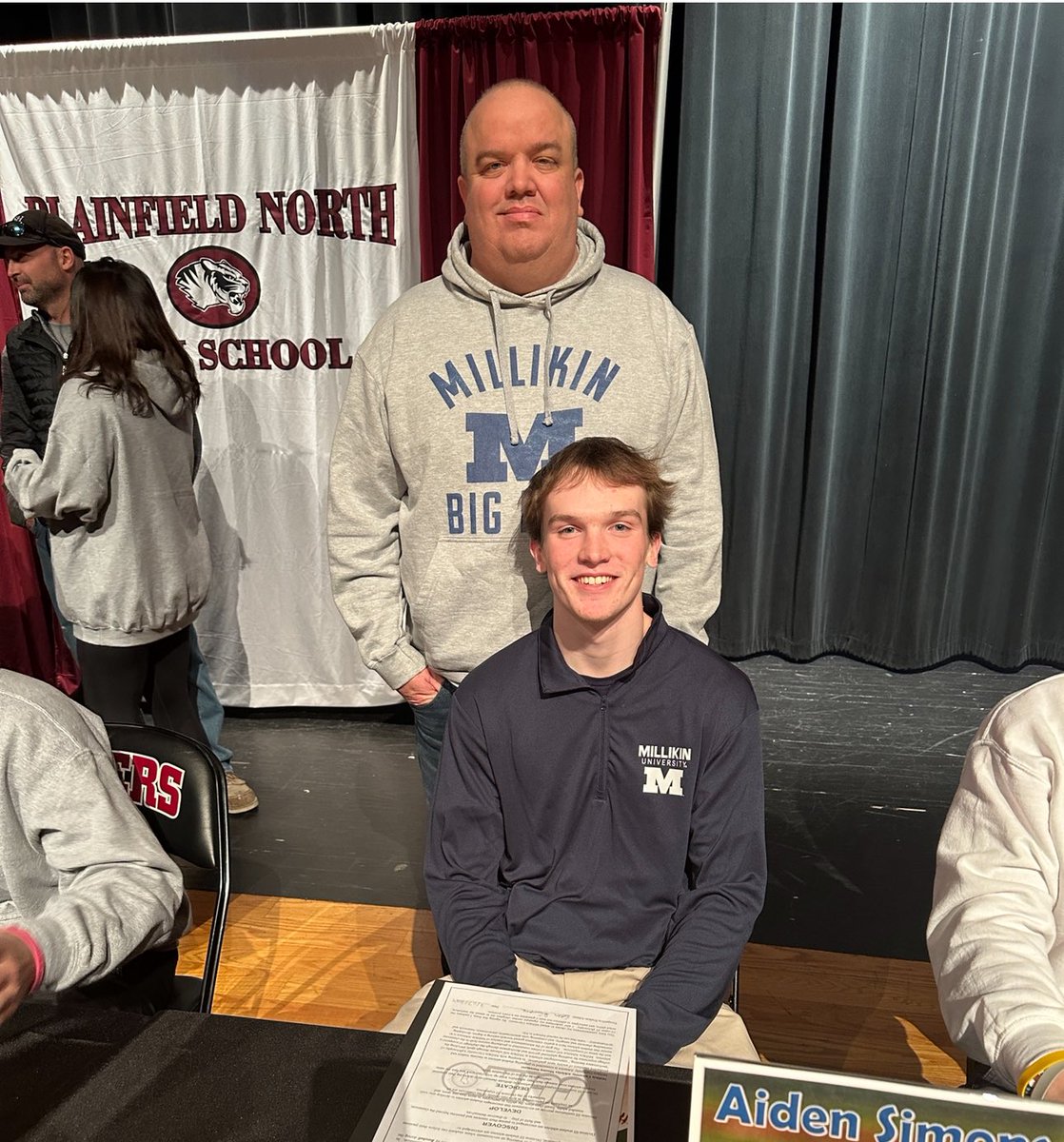 Congrats to Aiden Simmons on his commitment to play Baseball at Millikin University next year!  We are proud of you!