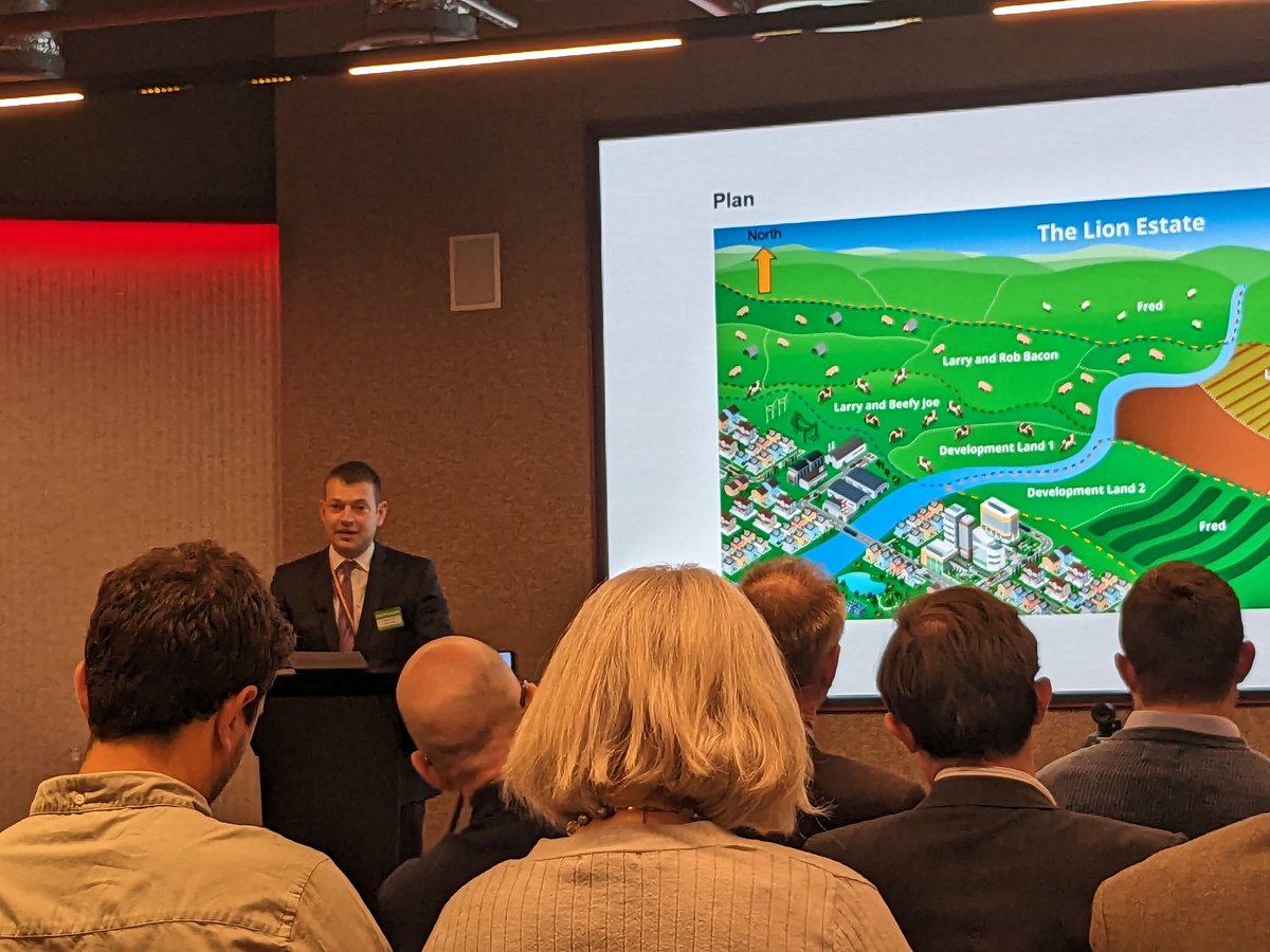 ThomasBioPulse's tweet image. I&apos;m at a @MichelmoresLaw event in London learning about how biodiversity net gain in the UK will affect farmers