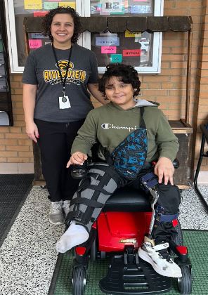 Our Student &amp; Family Resource Center expresses gratitude to Little Annie’s Hope Train, a local non-profit dedicated to assisting Northeast Ohioans in need of a helping hand. Thanks to Little Annie’s generosity, a power wheelchair has been provided to a local student.