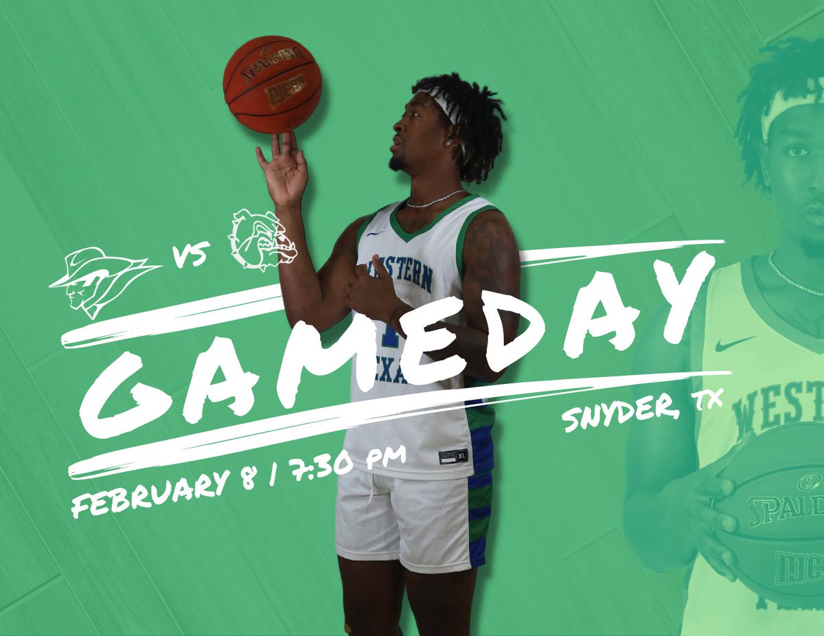 WTCBasketball's tweet photo. Men's Basketball Gameday 🤠

🆚 Clarendon College
⏰ 7:30 PM
🏟️ The Coliseum
📍 Snyder, TX
🎥 Western Texas College YouTube https://t.co/9gWa0XLeD8
