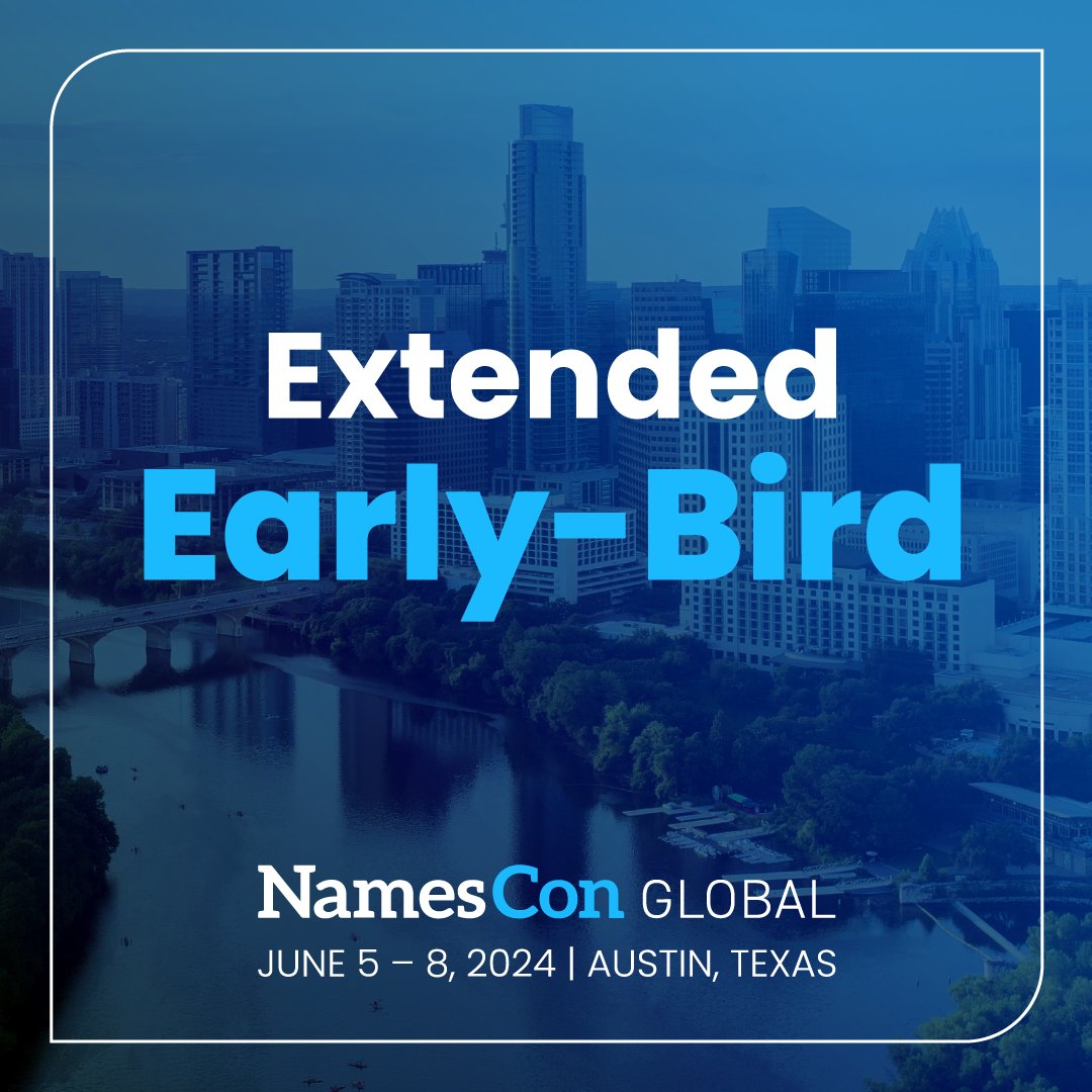 We’ve extended our 55%-off deal for #NamesCon Global 2024 tickets until March 8. Don’t leave it until the last minute: if you forget, then you’ll feel silly for missing such a great deal. Get ready to join North America’s #Cloud leaders in Austin, June 5-8!