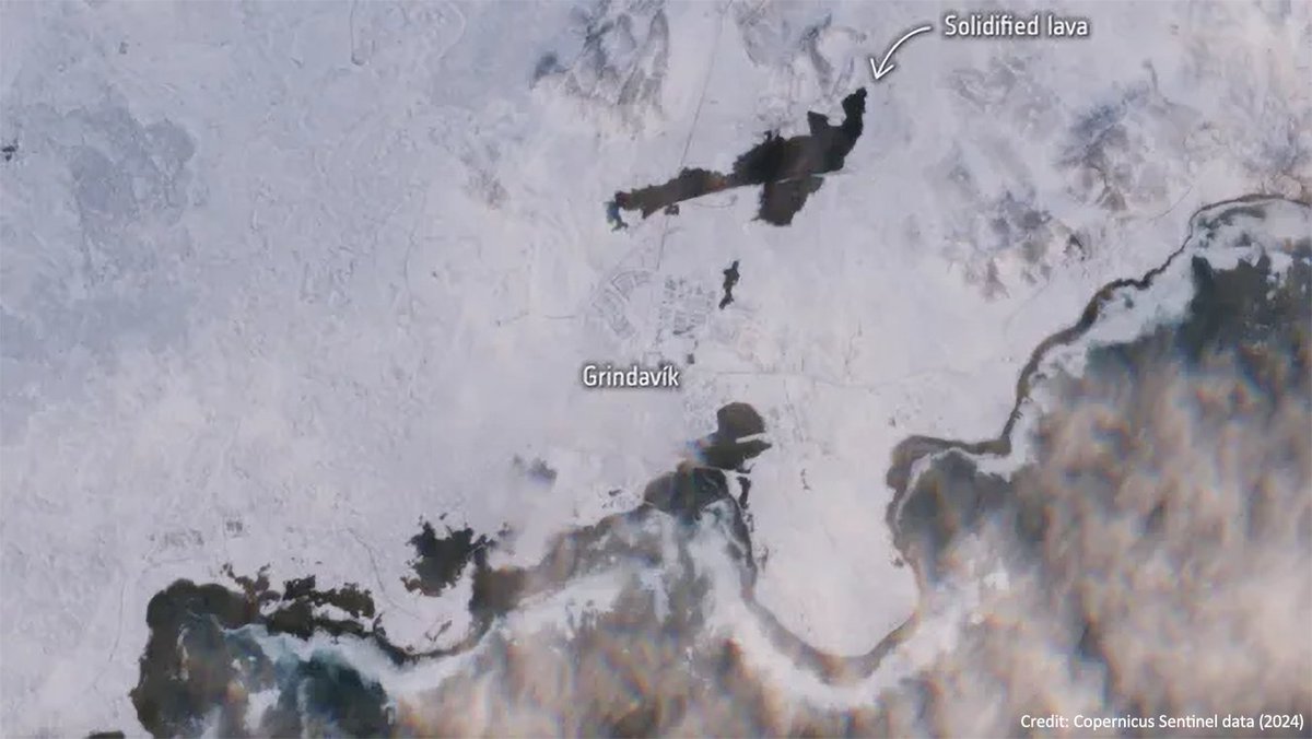 raspishake's tweet image. Following the recent #eruptions in #Iceland, satellites were able to capture the new solidified #lava in the #Grindavik area.

Read more on @SPACEdotcom ➡️ space.com/lava-iceland-v…