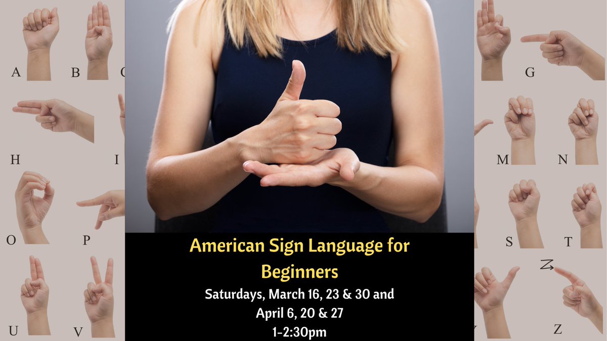 Join Laura for this six session workshop where you will learn the manual alphabet and use of facial expression and body language, as well as basic techniques for communicating with people who are deaf or hard of hearing.