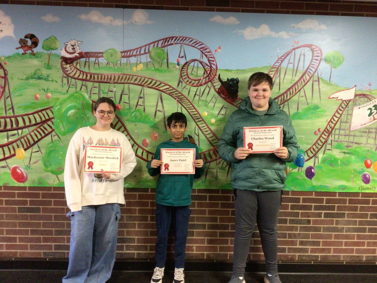 8thMacarthur's tweet photo. Congrats to our January Students of the Month! You are doing an amazing job showing off your MAC Pride! @D23MacArthur  #MAChasPRIDE https://t.co/yh2Mg5M9Sz