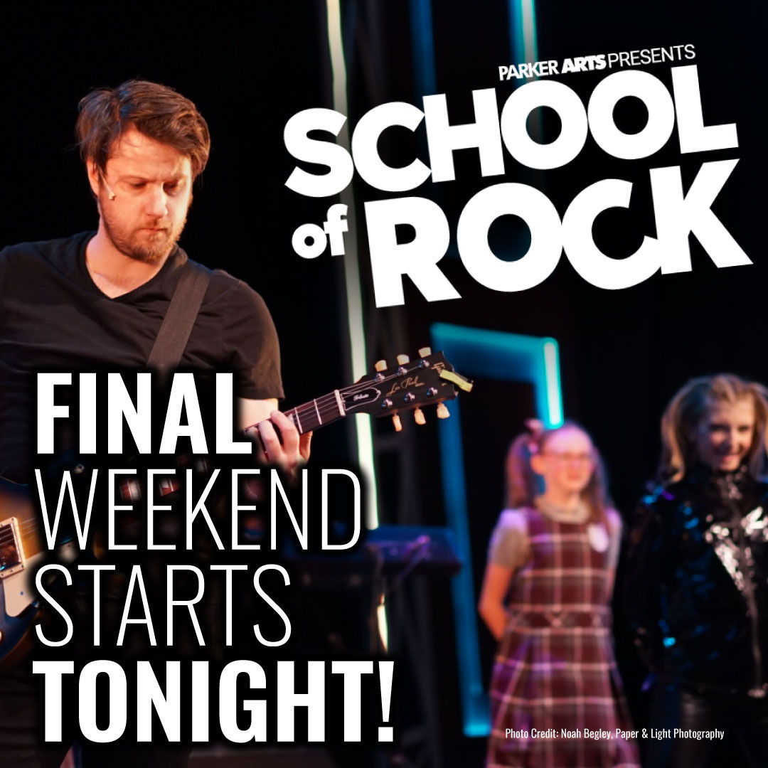It's your last chance to catch School of Rock! This rockin' musical closes on Saturday with just a few performances remaining. Don't miss out! Grab your tickets: parkerarts.org/event/school-o…

Sponsored by Lutheran High School.