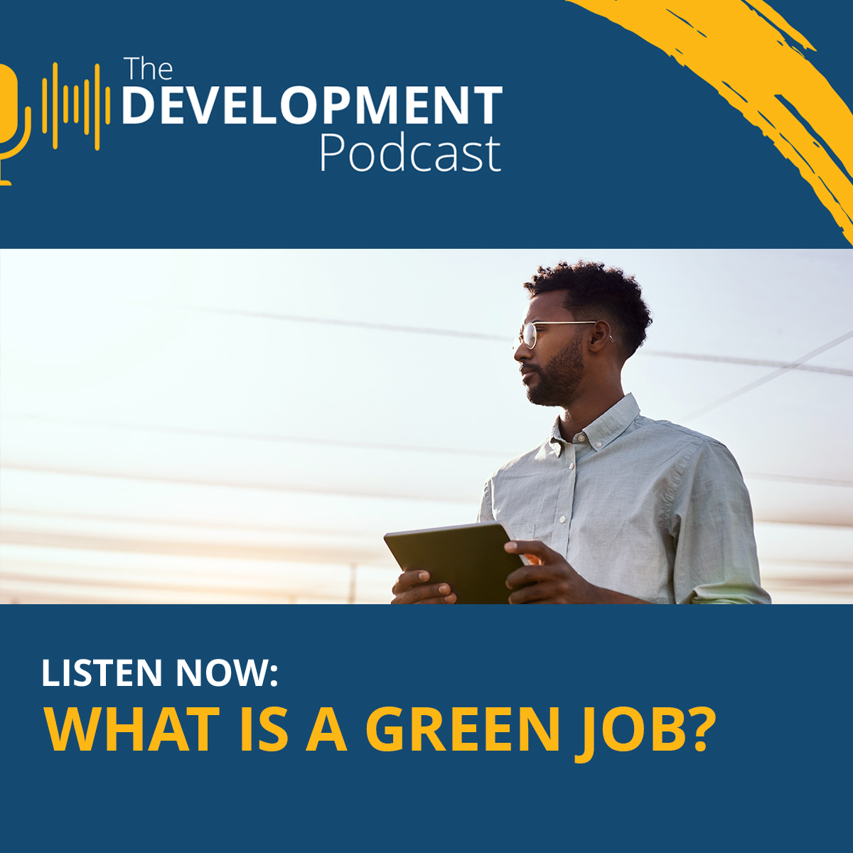 What is a #GreenJob? Listen to the second #DevelopmentPodcast limited series episode with: 

➡️Ashish Khanna, @WBG_Energy
➡️@ManojSinhaHusk
➡️Anubha Shukla 
➡️Nidhi Pant, Earthshot Prize winner
 
🎧wrld.bg/g1nQ50QznHN