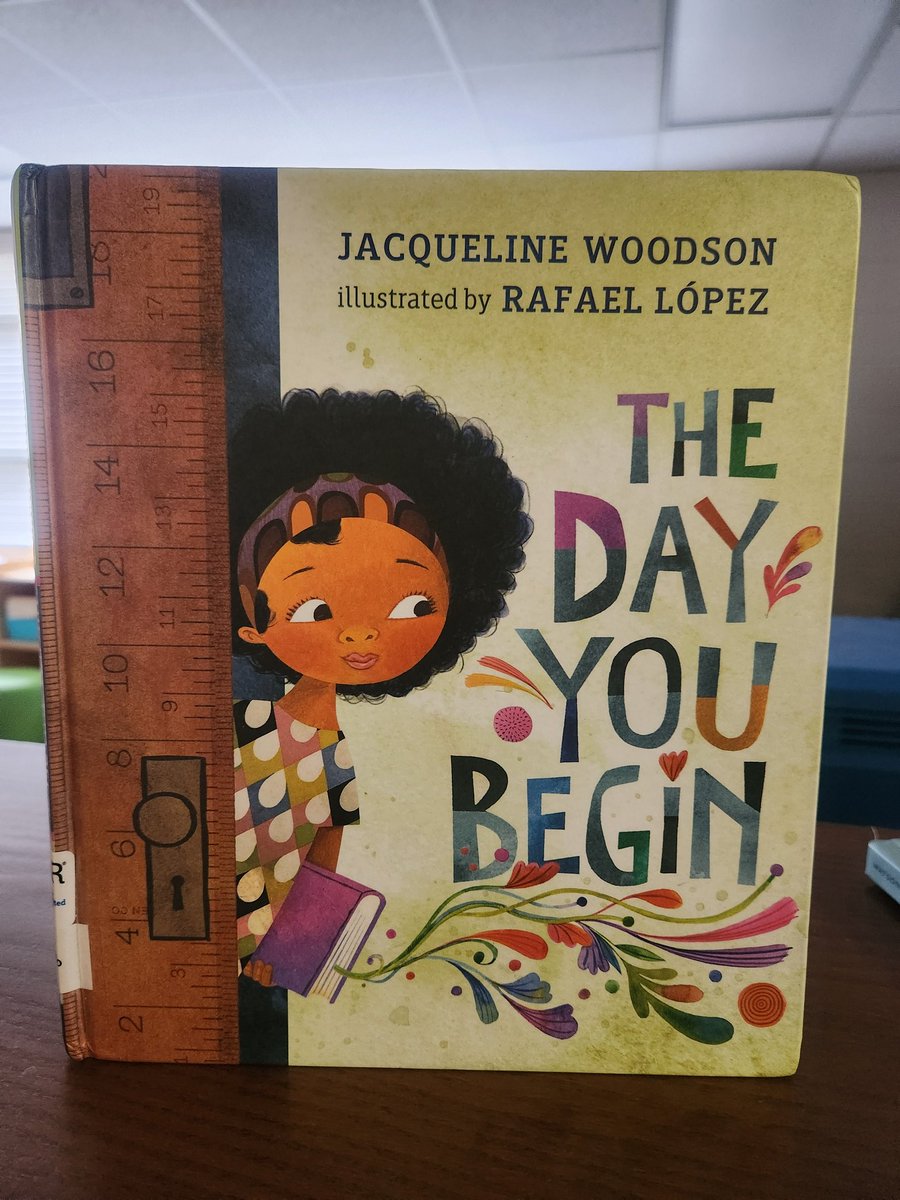 Reading a favorite this week: THE DAY YOU BEGIN by @JackieWoodson. Making connections by sharing our stories! #OwnVoices #BooksForAll @HISDLibraryServ @diversebooks @pto_memorial