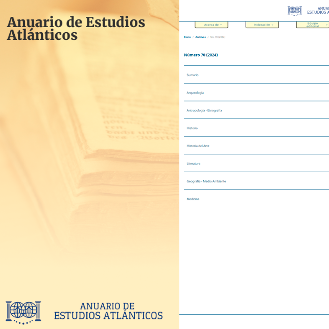 📙 Ya están disponibles los 21 artículos del nº70 del 'Anuario de Estudios Atlánticos', revista científica pluridisciplinar editada por la <a href="/casadecolon/">Casa de Colón</a> desde 1955 y que hemos tenido el placer de maquetar.

🖥️ Disfrútala en anuariosatlanticos.casadecolon.com.