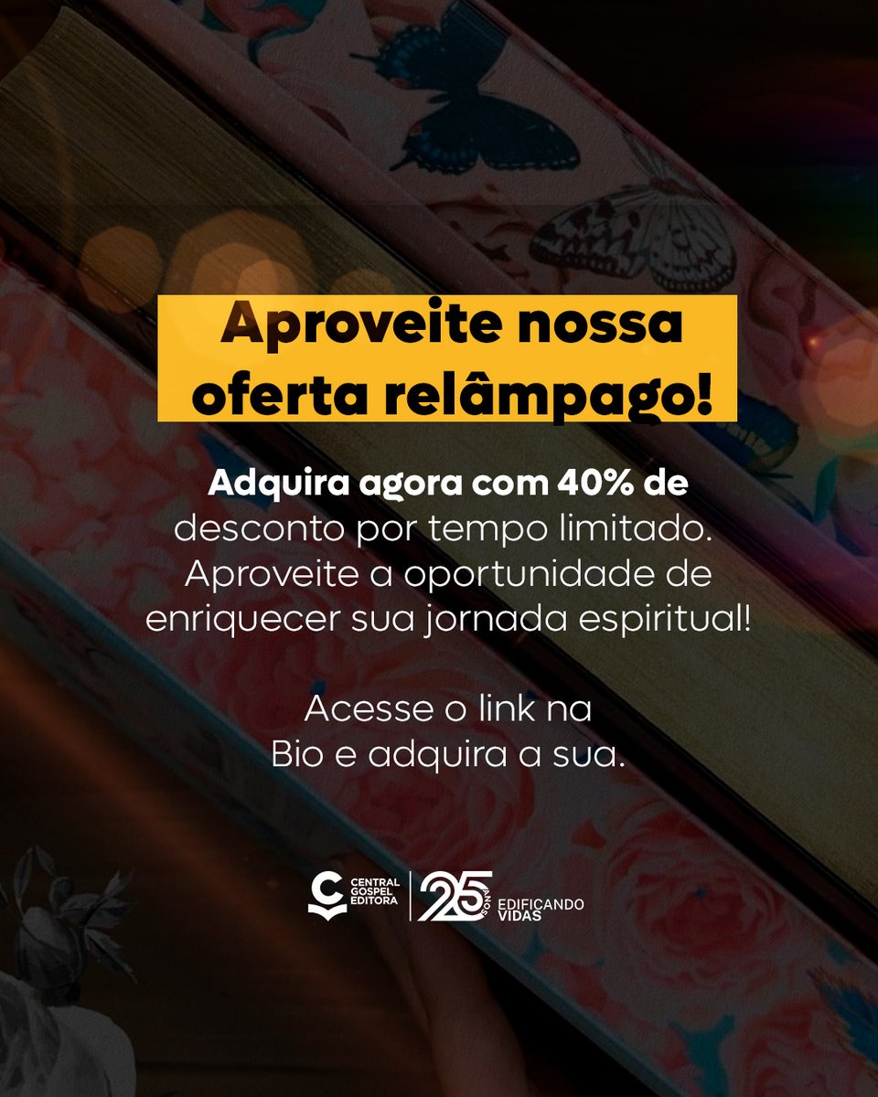 Descubra uma nova maneira de se conectar com a Palavra de Deus! 

Com a "Bíblia para Anotações e Esboços", você pode registrar suas reflexões espirituais em espaços dedicados. Aproveite nossa oferta especial por tempo limitado!

Acesse: editoracentralgospel.com