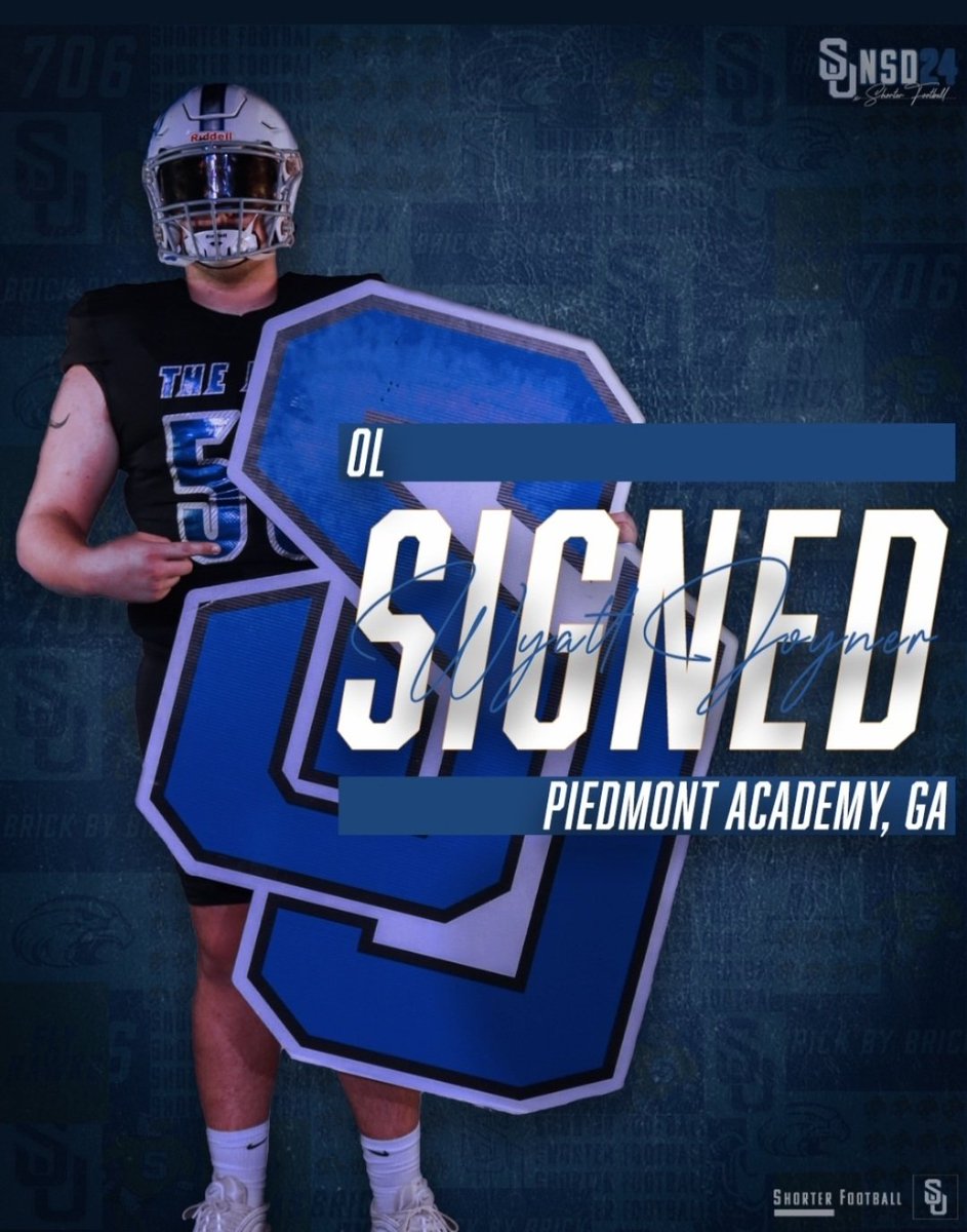 180SportsP's tweet photo. #SigningDay2k24 congrats to @WyattJoyner2 on his commitment to @SUHawkVision - they're getting a big, physical, athletic and tough #TrenchMonster #SignedSealedDelivered #SigningSzn #BoysOfFall https://t.co/LDNSRmnRzx