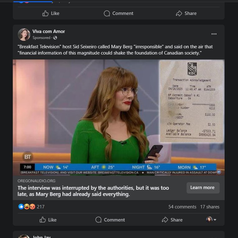 RWAVP's tweet photo. ...here's another ad. It's a totally different Facebook page, but the same caption. How is Facebook allowing these to go through? Facebook must approve ads for them to go live. https://t.co/t7qS0Qayzy