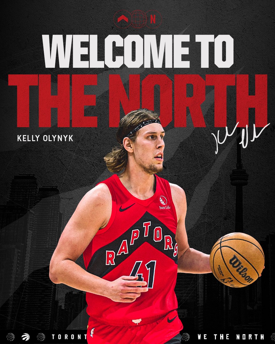 Raptors's tweet photo. NORTH SIIIIIIDE 🇨🇦

Welcome home, Kelly! https://t.co/KMM7hotXB3