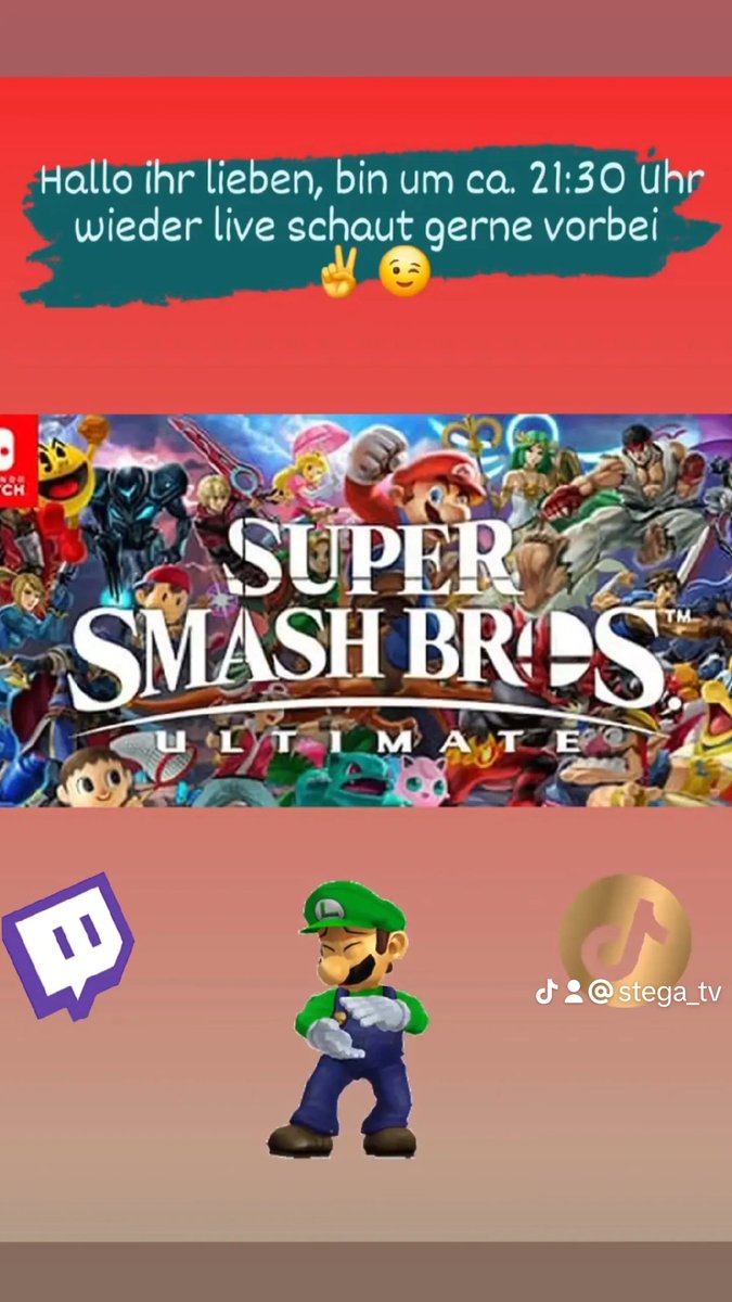 STEGA_TV's tweet photo. Super Smash Bros Ultimate Stream #SmashBros #supersmashbros #Nintendo #twitchstreamer #twitchstreaming #twitch #TikTokviral #TikToker #streamers #gamers #noob https://t.co/Ref0ZbSNOC