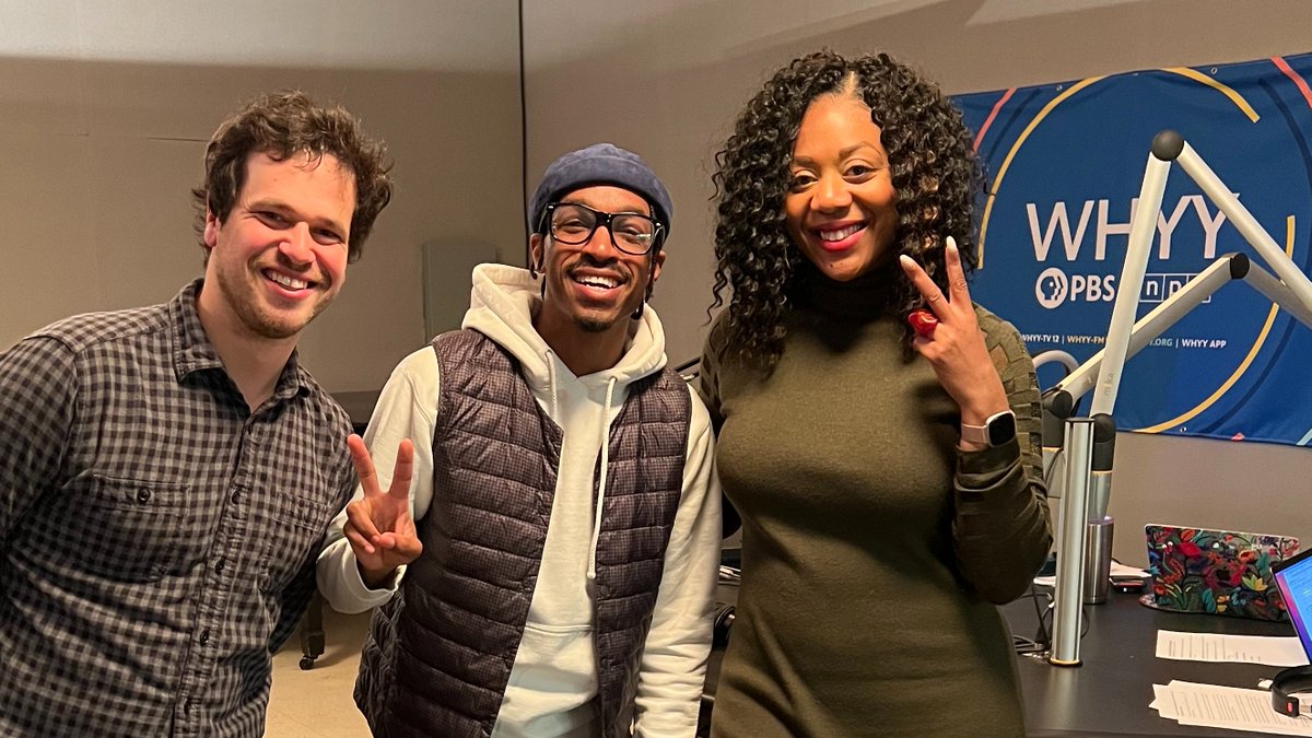 WHYY (@whyy) on Twitter photo 🎵We got some #Philly music recommendations from <a href="/TheBulBey/">The Bul Bey</a> today on #Studio2.
🎶Featured were Corey Hawkins, <a href="/blackthought/">Black Thought</a>, <a href="/Timbaland/">Timbaland</a>, <a href="/hudsonnriver/">Hudson</a>, <a href="/OthneilSr/">Othneil Chambers Sr.</a>, Matthew Shipp, Tierra Whack.
🎧Listen back to the podcast: tinyurl.com/55bcm574 🎵We got some #Philly music recommendations from <a href="/TheBulBey/">The Bul Bey</a> today on #Studio2.
🎶Featured were Corey Hawkins, <a href="/blackthought/">Black Thought</a>, <a href="/Timbaland/">Timbaland</a>, <a href="/hudsonnriver/">Hudson</a>, <a href="/OthneilSr/">Othneil Chambers Sr.</a>, Matthew Shipp, Tierra Whack.
🎧Listen back to the podcast: tinyurl.com/55bcm574