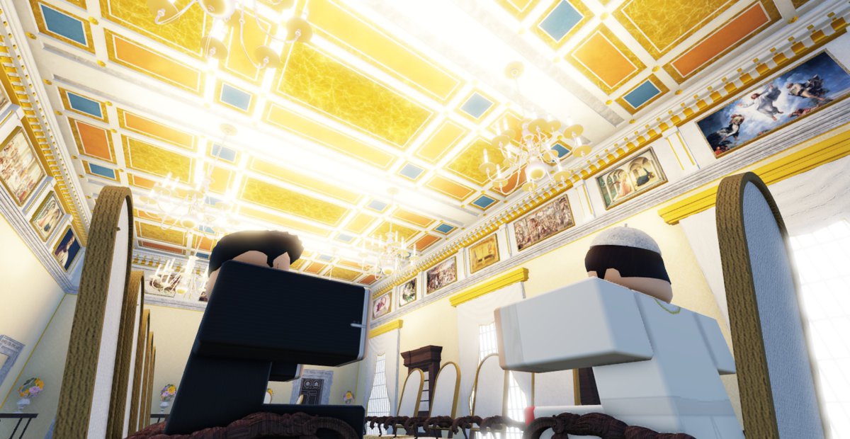 RBXHolySee's tweet photo. Today, His Holiness Pope Constantine II met with His Majesty, King Peter III of Moldova.

Discussing the current state of the Holy See and Moldova, His Majesty and His Holiness saw a great development in eachothers nations and looked forwards to a continued fruitful relationship. https://t.co/ClWXqThJLR