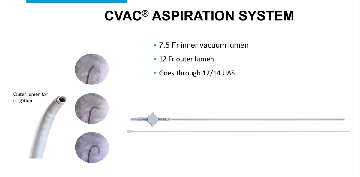 Suction devices for URS: - shorter surgery - less complications, fever - lower intrarenal pressure - higher stone-free rate (97% of stone volume cleared) - alternative for patients with difficult PCNL access (spina bifida) - safe with anticoagulation @KSternAZ #MayoUroHawaii24