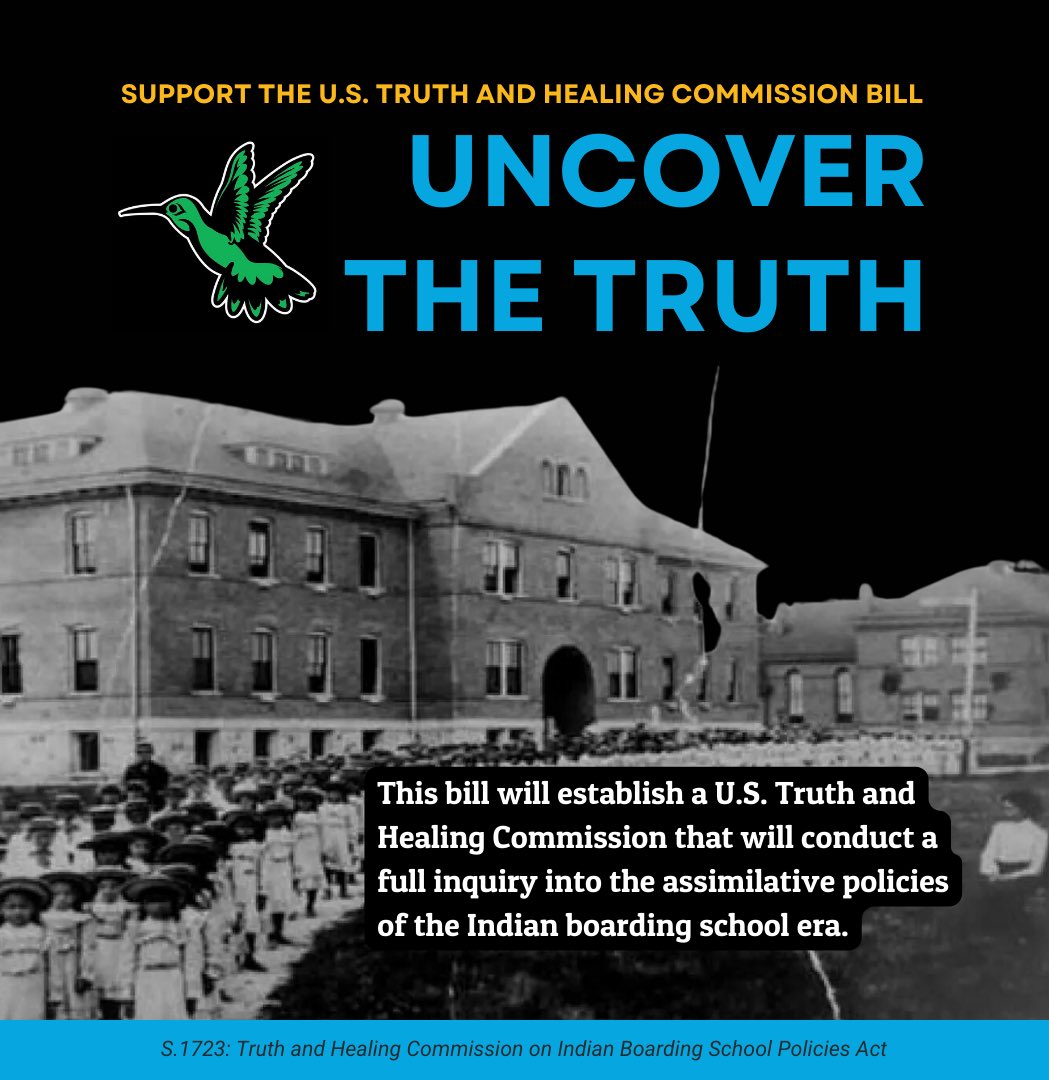 The time is now! We need @RepArmstrongND <a href="/SenJohnHoeven/">Senator John Hoeven</a> <a href="/SenKevinCramer/">Senator Kevin Cramer</a> to support the U.S. Truth &amp; Healing Commission Bill to find truth, justice, and healing for boarding school survivors and their families.
#TruthJusticeHealing #IndianBoardingSchools #S1723 <a href="/NABSHC/">NABS Healing Coalition</a>