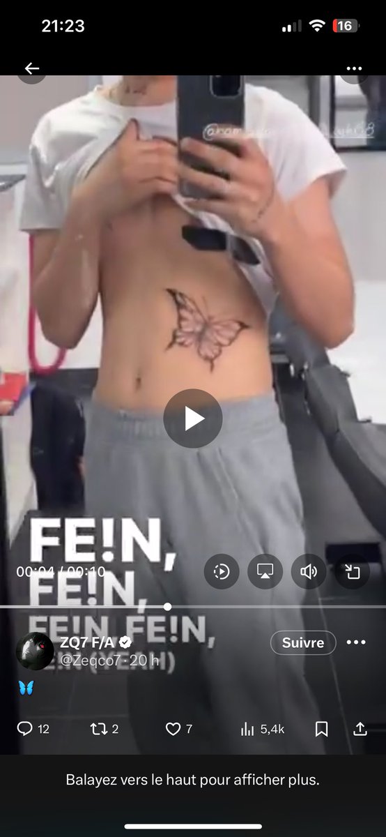 Teikooo7's tweet photo. @Zeqco7 sale salope on parle de ton tatouage de pedale et tu bloque gros tdc https://t.co/Q7ZLOeFDgL