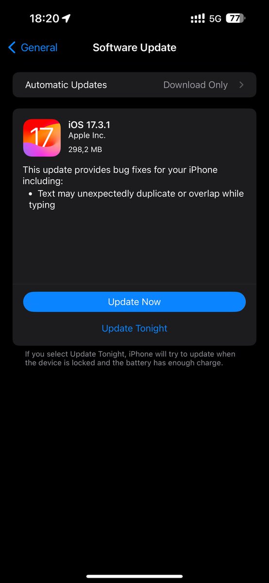 Update time 🤗
#iOS 17.3.1