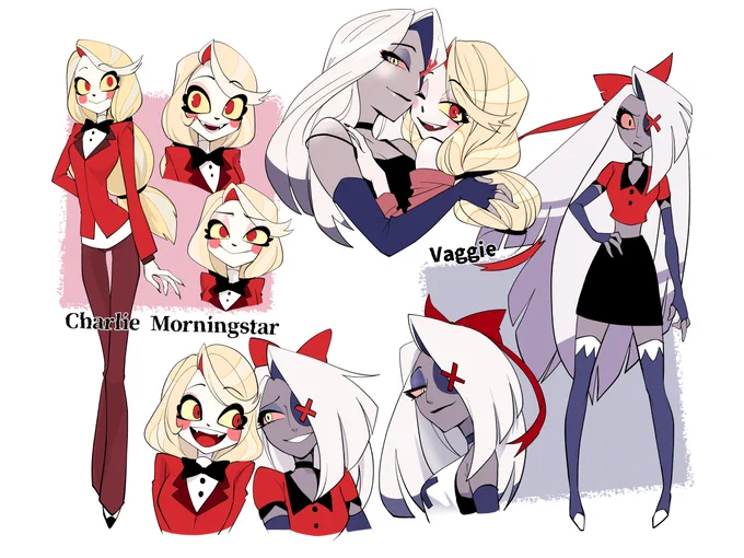 #Chaggie #HazbinHotel 大好きだ～～～～～～～～～～推しカプです。 