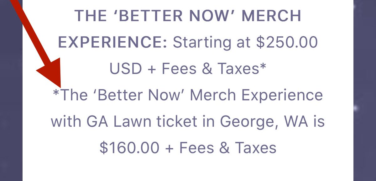 Sydtrine's tweet photo. @odesza hi guys. I was wondering if you could explain this? Nothing ever populated in the GA lawn w/better now merch pack at $160. They were $261 before fees. https://t.co/hII9UgemRT