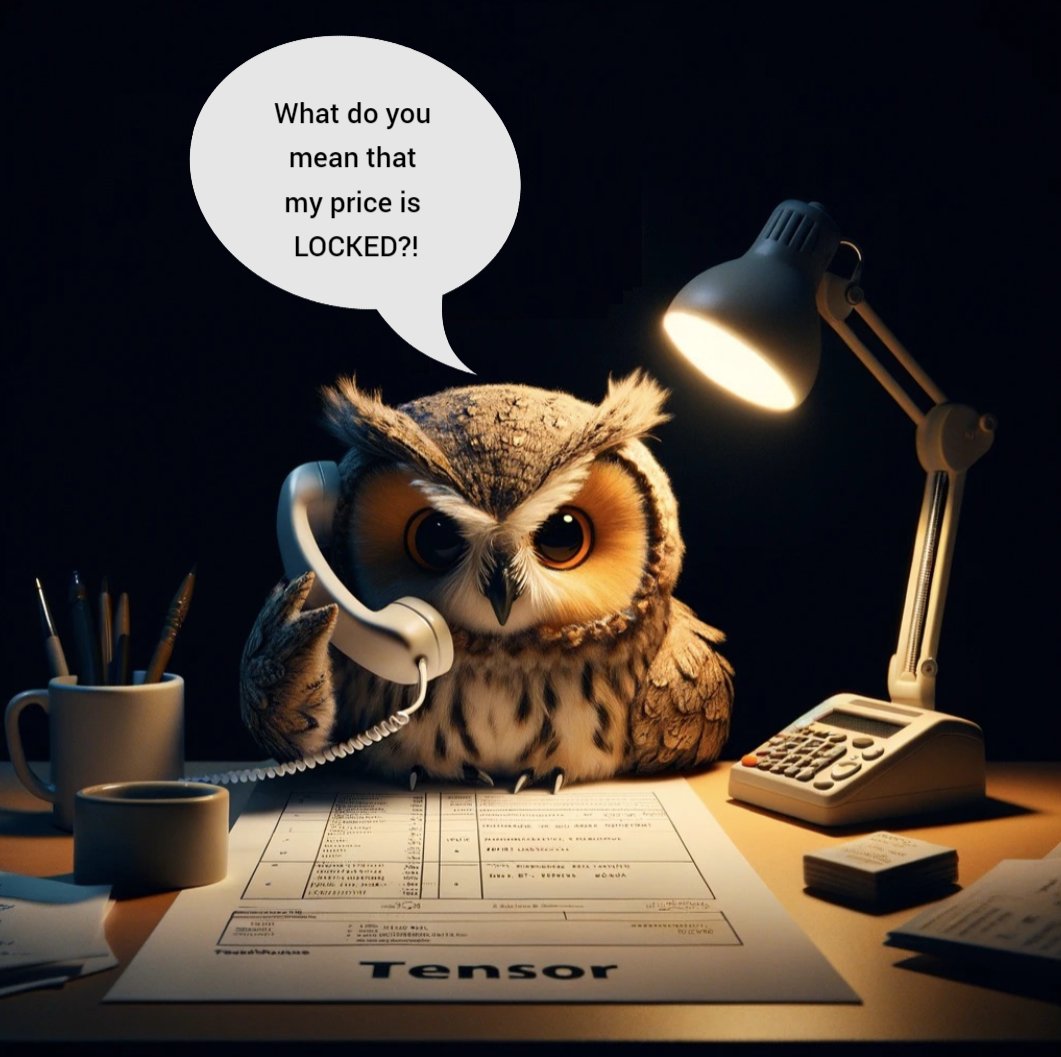 zheruonlymemes's tweet photo. This (albeit real world) @OvolsNFT is not fond of the new price lock feature of @tensor_hq. Are you?

This is one of my meme submission for the Tensor Creator Competitions. Hope y'all like it @speeksUK @_ilmoi @0xrwu @justin_oogy 🫡

https://t.co/mlwpfaW3Hi https://t.co/e9ICmR2Y6g