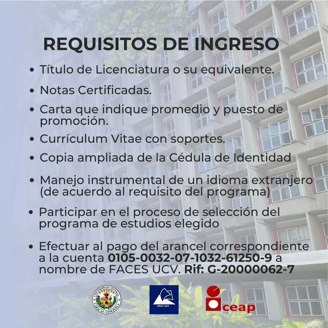 Vicerrectorado Académico UCV tweet media