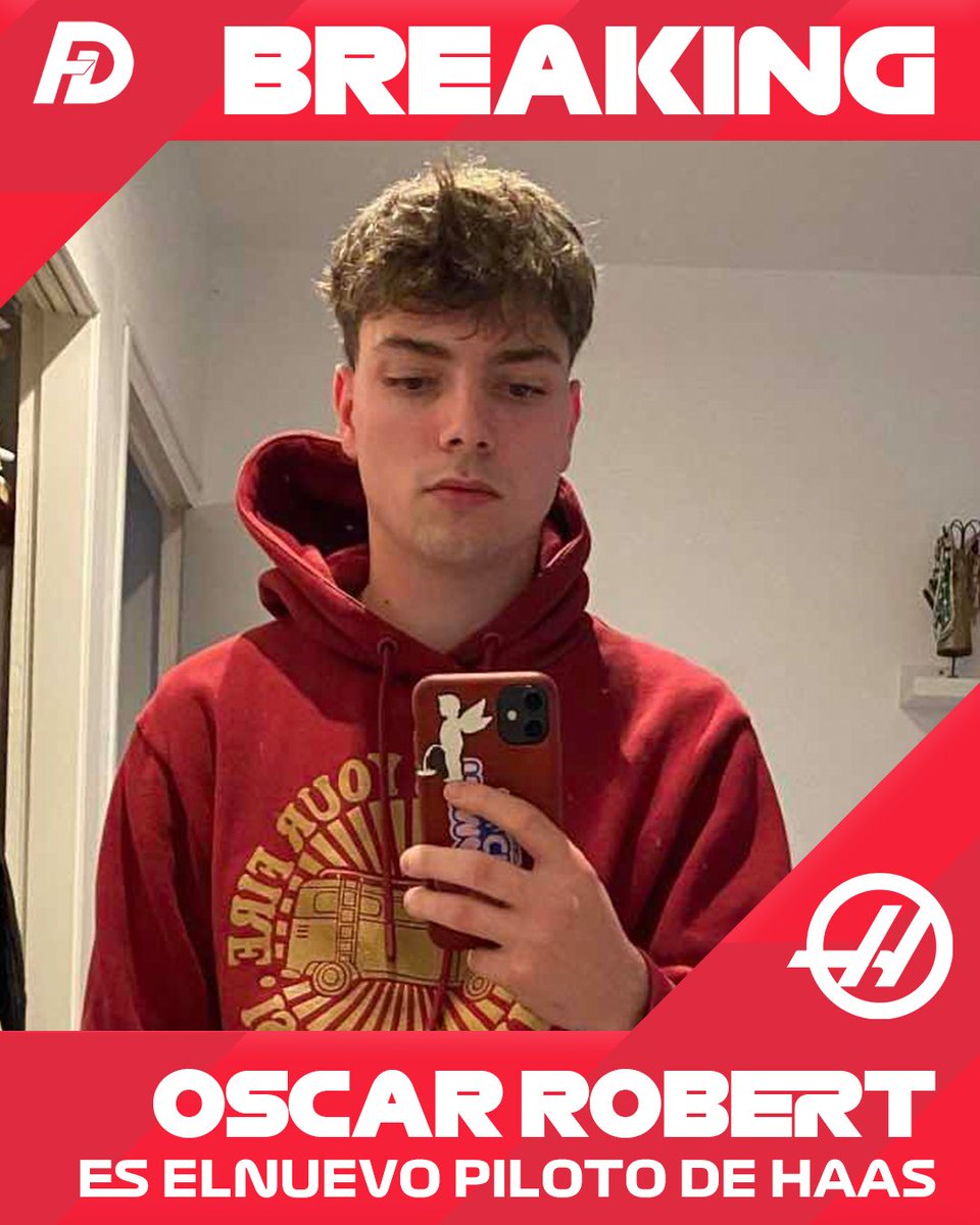 🚨OFICIAL

<a href="/oscarrobeert/">oscar</a> Firma por el equipo Haas