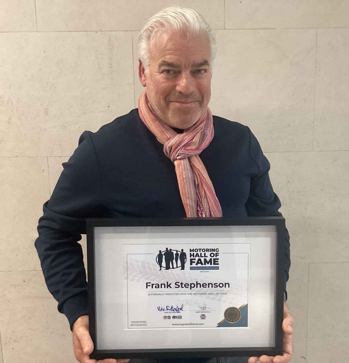 Congratulations to Frank Stephenson for joining a very exclusive club.