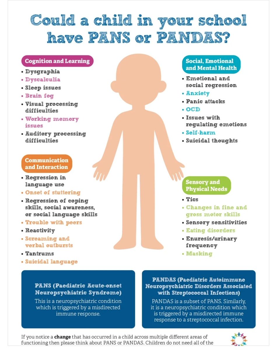 If you see a sudden change in your child's behaviour with signs of OCD/tics/Eating restrictions please consider PANS PANDAS. Visit panspandasuk.org for more information. #panspandashour
