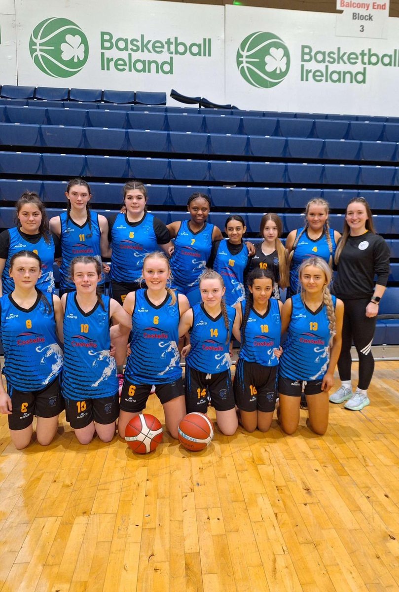 PresSecTralee's tweet photo. The U16 Pres Panthers are through to the All Ireland Final! QF win over Dominican College Griffith Avenue, Dublin 61-55. Semi Final win over Colaiste na Carrige, Donegal. All Ireland Final 21-2-24 vs Loreto Bray https://t.co/5FWnp4pEdc