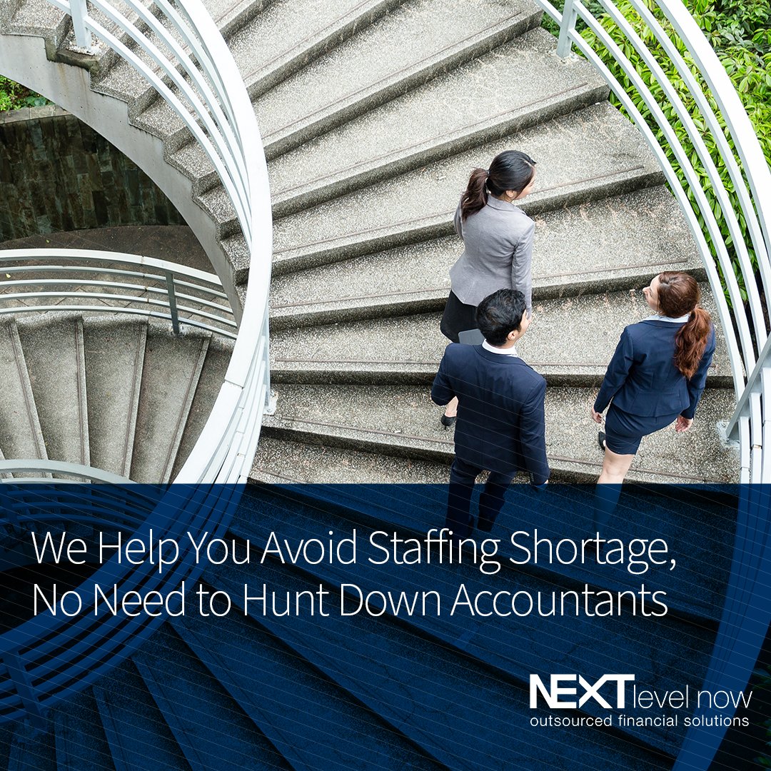 NextLevelNowInc's tweet photo. Are staffing shortages impacting your business operations? Say goodbye to the challenges of maintaining an in-house finance team and welcome the expertise of Next Level Now's outsourced controllers, CFOs, and accountants. 🌐💡

https://t.co/ulZVqX7evF https://t.co/N9qoTVU38F