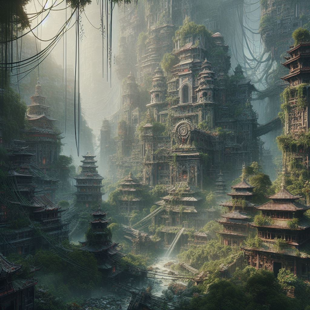 abandonstories's tweet photo. A futuristic forestpunk setting.
#forestpunk #scifi #AIArtGallery #AIArtistCommunity #AIArtCommuity #AiArtSociety #abandoned #teens #teenagers https://t.co/MCJg3ofaP1