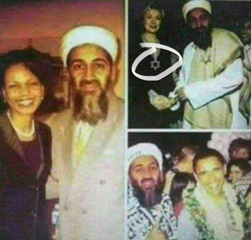 Weird how all these American politicians were so tight with Osama Bin Laden.