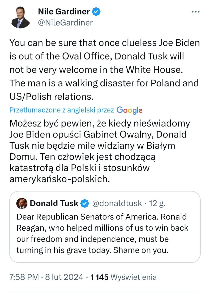 To chyba najbardziej fatalny tydzień dla Tuska, w jego historii. Problemy zewnętrzne (USA) + CPK, a jeszcze jutro dojdą rolnicy (a zapowiada się grubo).
Wniosek jest prosty: nie jedź na narty w trakcie globalnego ocieplenia.