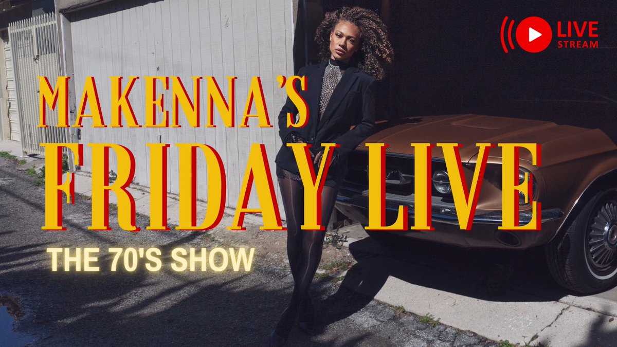 What’s up y’all!! ✌🏽❤️ TUNE IN TO MAKENNA’S FRIDAY LIVE FOR A SPECIAL 70’S SHOW 🧞‍♀️💃🏽 TOMORROW 8PM EST | 5PM PST ON YOUTUBE We gon have a good time 😉 Use the link in my bio to join! 🫶🏽 #independentartist #singersongwriter #fridaylivestream