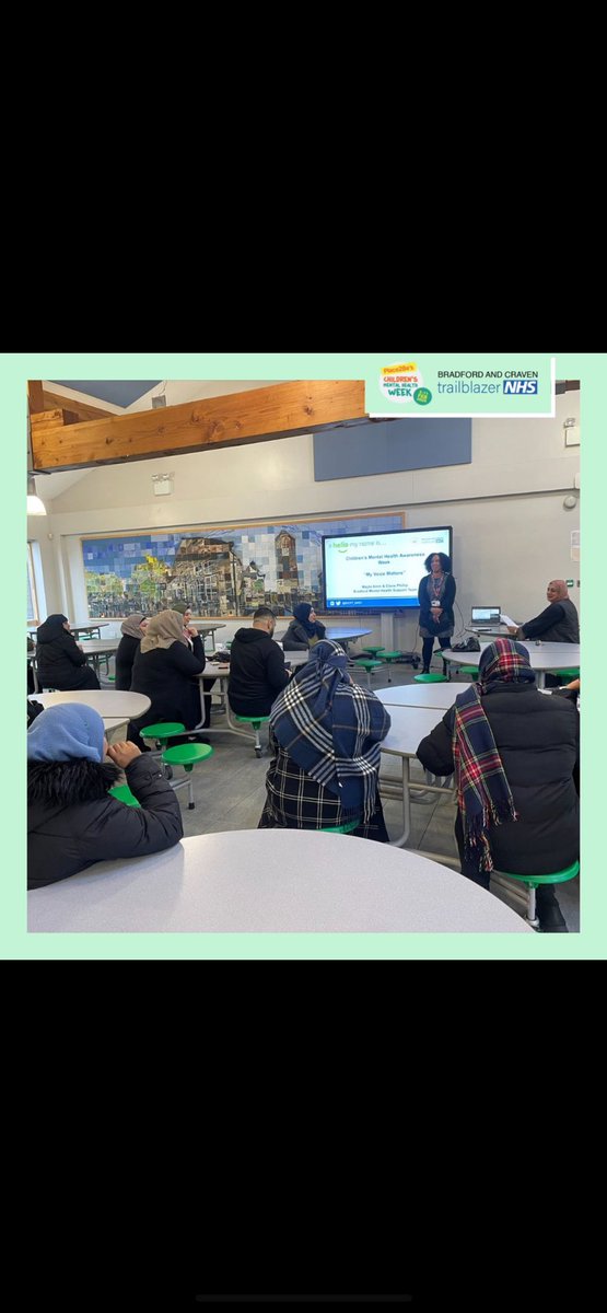 Bradford west MHST raising awareness of Wellbeing  <a href="/BDCFT/">BDCFT NHS</a> <a href="/AtlasPrimary/">Atlas Community Primary School</a> <a href="/GreenLanePAT/">Green Lane Primary School</a> @MiriamLordPAT