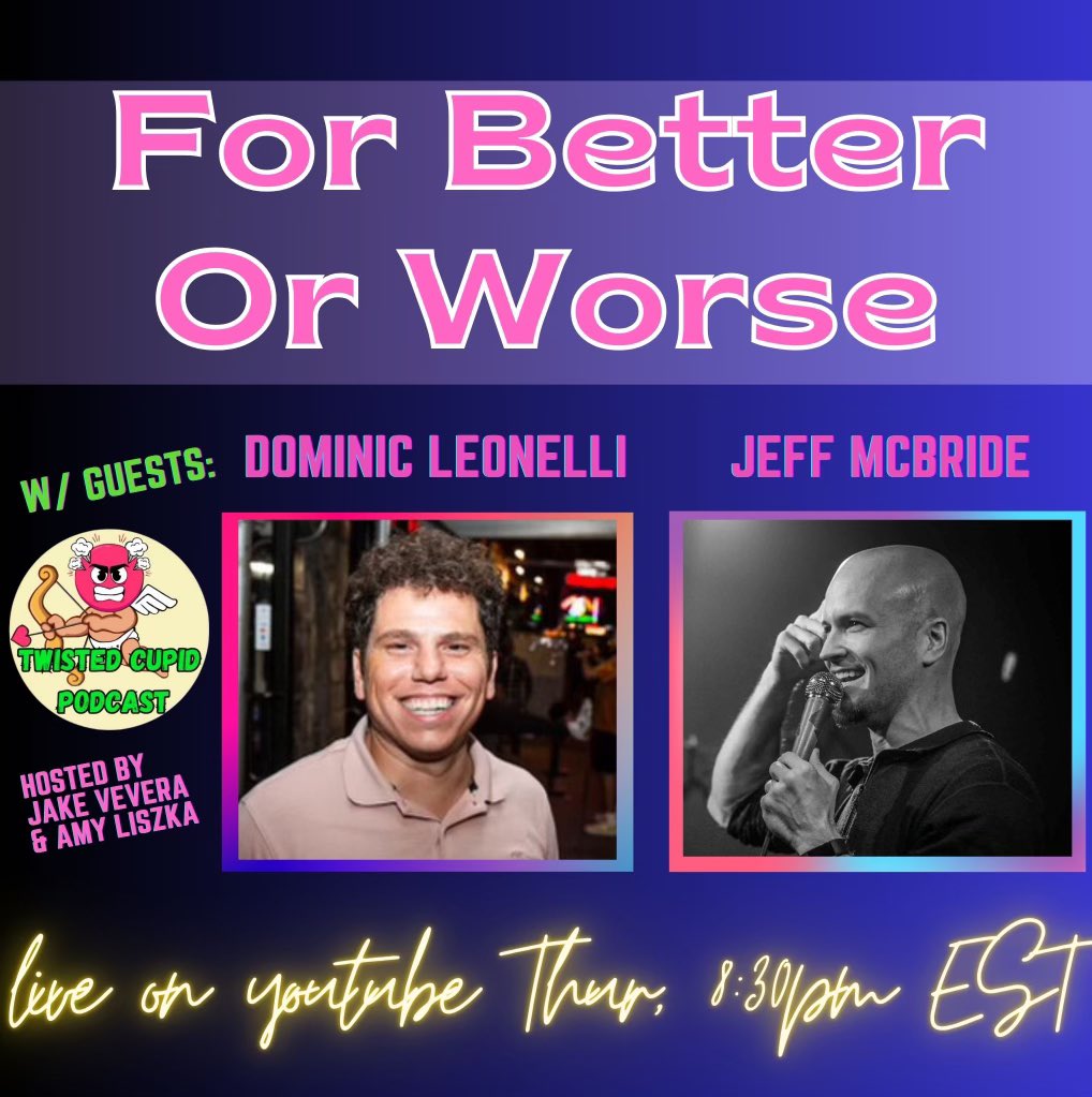 youtube.com/@TwistedCupidP… COMMENT &amp; LIVE STREAM W THE COMICS 2NITE 8:30pm EST &amp; ANSWER CRAZY DATING/RELATIONSHIP QUESTIONS FROM REDDIT! #datingadvice #love #reddit #youtube #thingstodo #thursday #relationships #comedy #livestream #livepodcast #funnypodcasts #entertaining #nyc #live