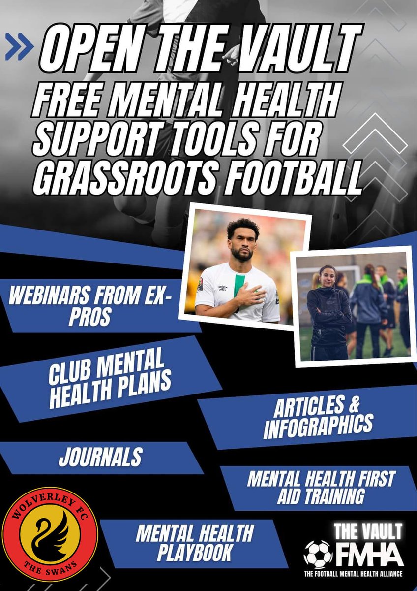 Wolverley FC in conjunction with The Football Mental Health Alliance (FMHA) have completed Mental Health First Aid Training.