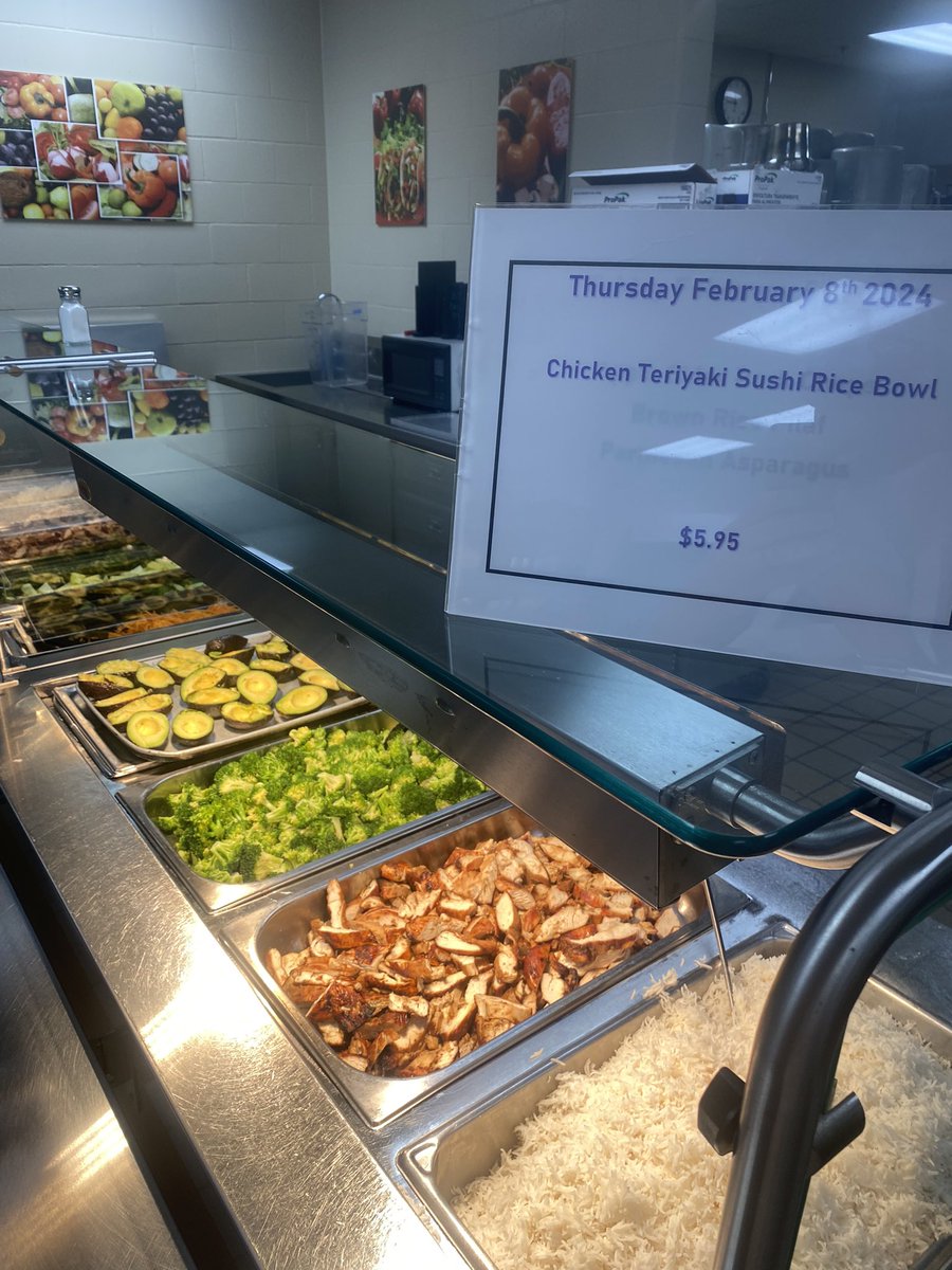 ChefJasonHughes's tweet photo. Tereyaki Chicken Sushi Rice Bowl was loved today by the students #foodforlife #taher https://t.co/us3Vm5innJ