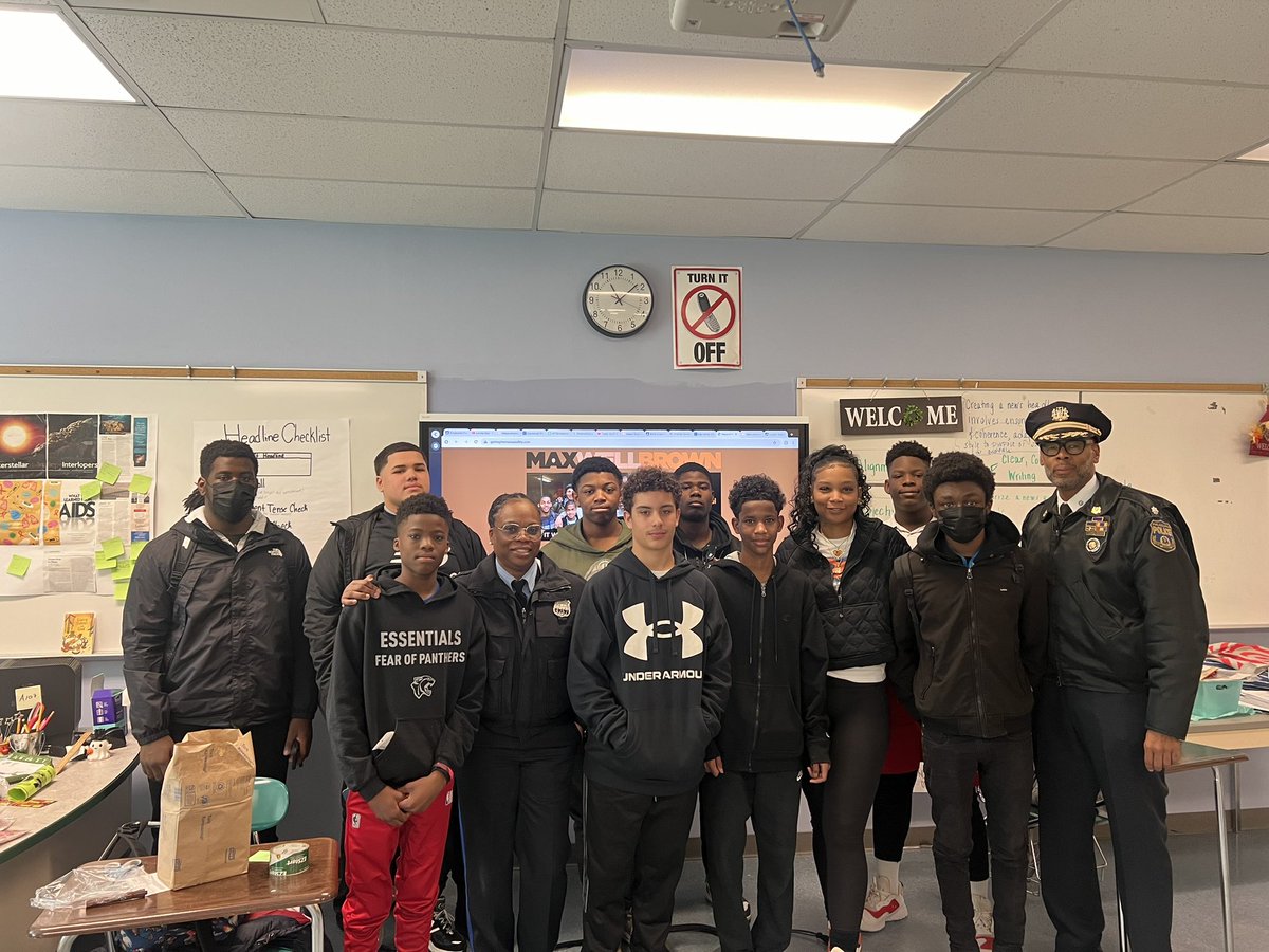 PPDVJohnson's tweet photo. To have an opportunity to speak with these young men at Fels today about decision making was amazing! Hearing the story of KJ who made a decision he thought was right but turned out to be his last decision had everyone in tears! I thank KJ Mom and Aunt for sharing his story! https://t.co/kMCCDWO9Fz