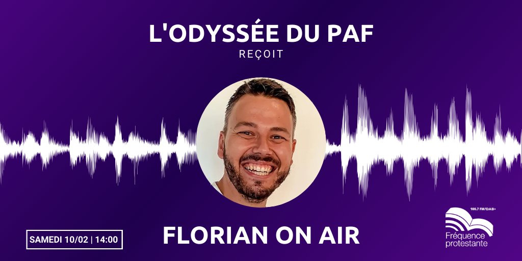 🔴Micro, fourchette et caméra 

Demain à 14h sur <a href="/FrProtestante/">FrequenceProtestante</a> , plongez dans l'univers de <a href="/FlorianOnAir/">Florian OnAir</a> , animateur radio et YouTubeur food ! 

On parlera musique, gastronomie, voyages et bien plus !

📻 100.7 FM / DAB+ (Paris)
▶️ frequenceprotestante.com/live/