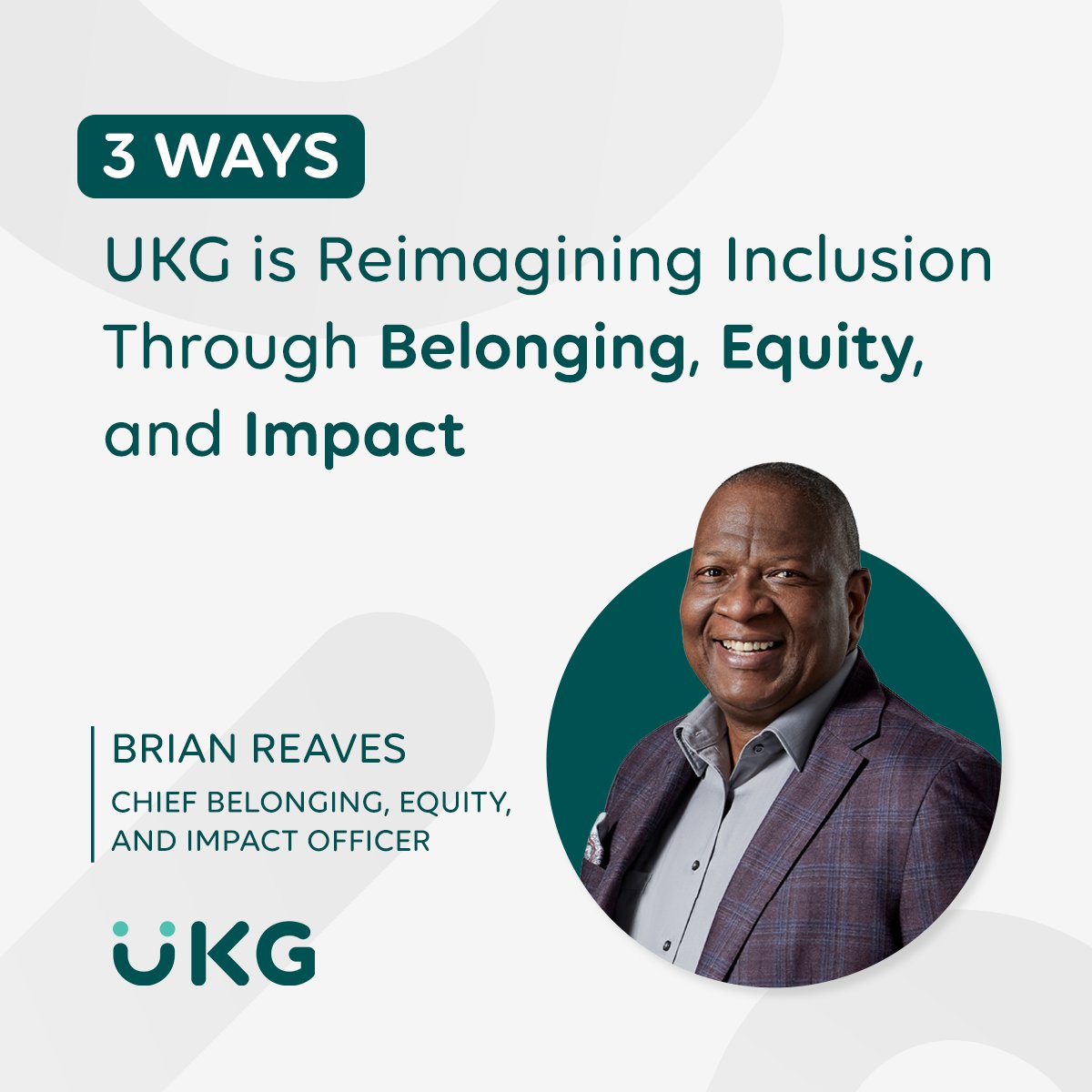 Here at <a href="/UKGInc/">UKG</a>, we are determined to help shape a world where everyone belongs, equity is a reality and impact is profound. Here are three ways we plan to do just that…together. ukg.inc/3tYwVgw #WeAreUKG