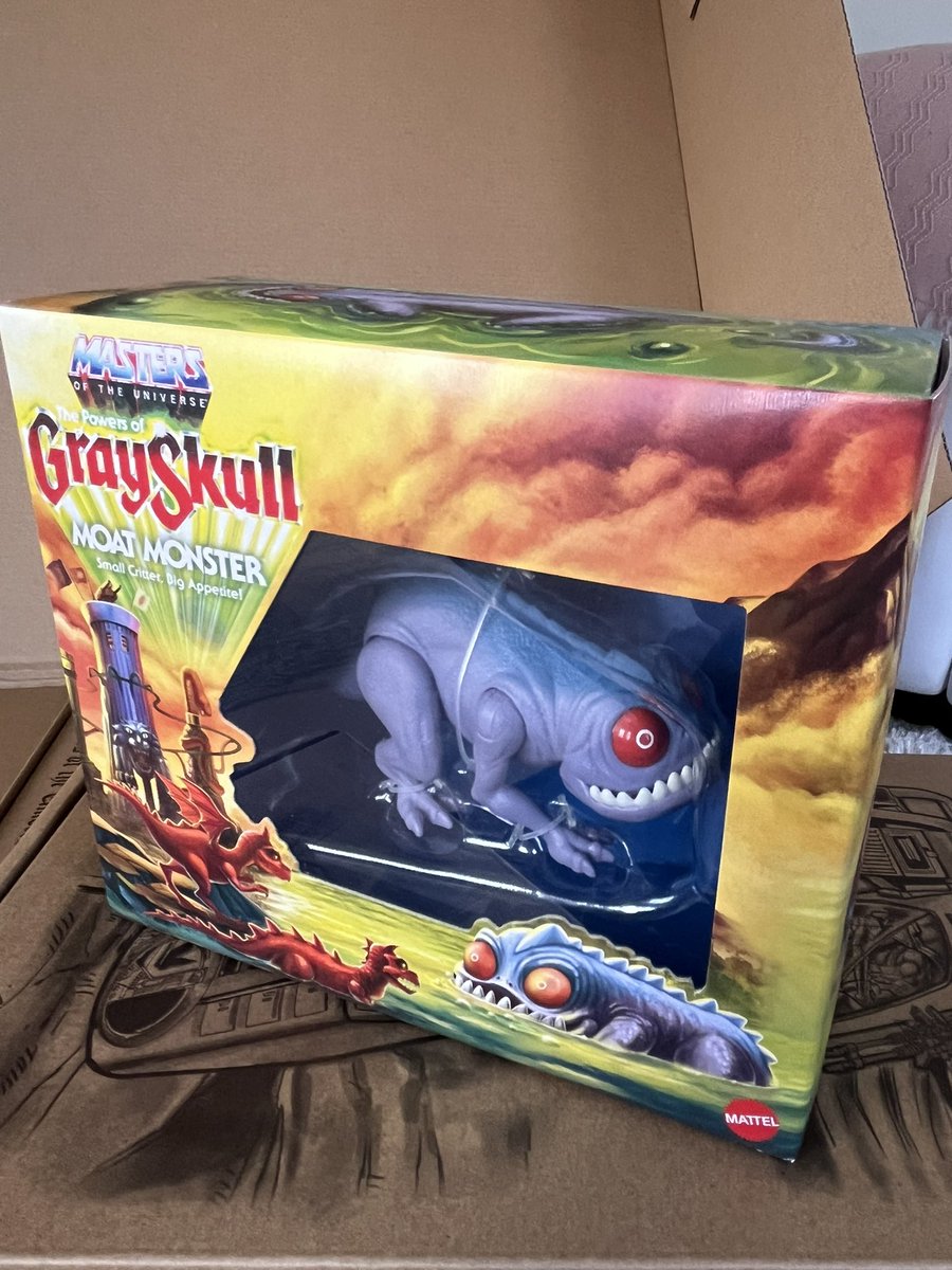 Yesterdazepod's tweet photo. My word. I watch friends at @GTFOChannel do an unboxing. But nothing could prepare me for just how this would feel. Tremendous job and big ups to the team at @MattelCreations &amp; the poster is an unexpected added touch. https://t.co/jKskyG9aY7